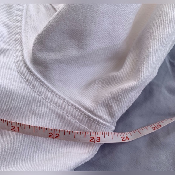 J Crew Classic white denim jean jacket button closure | extra large - Picture 8 of 8